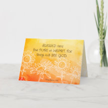 Matthew 5:8 Gesegnet sind reine in Heart Bible Ver