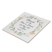 Matthew 5:8 Selig ist die Reine in der Herzbibel Fliese (Seite)