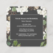 Matthew 5 9 Seligen sind die Friedensstifter Beati Quadratische Visitenkarte (Rückseite)