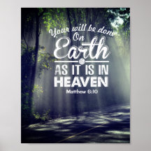 Matthew 6:10 Auf Erden wie im Himmel