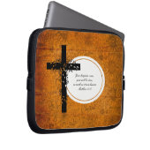 Matthew 6:10 Notebook- oder Netbook Carrier Sleeve (Vorne Rechts)