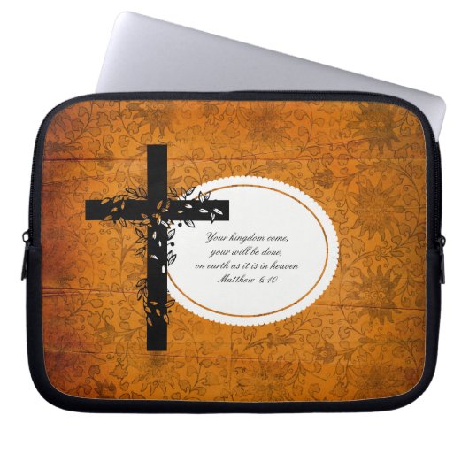 Matthew 6:10 Notebook- oder Netbook Carrier Sleeve (Vorderseite)