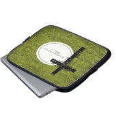 Matthew 6:11 Notebook- oder Netbook Carrier Sleeve (Vorne Knopf)