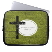 Matthew 6:11 Notebook- oder Netbook Carrier Sleeve (Vorderseite)