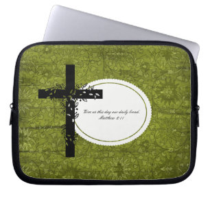 Matthew 6:11 Notebook- oder Netbook Carrier Sleeve