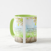 Matthew 6:15 KJV Bible Scripture Pic Two-Tone Tasse (Vorderseite Links)