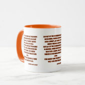 Matthew 6:19-21 KJV Bible Scripture Two-Tone Tasse (Vorderseite Links)