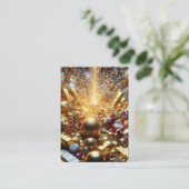 Matthew 6:19-21 KJV Cards - XM Treasures in Heaven Visitenkarte (Stehend Vorderseite)