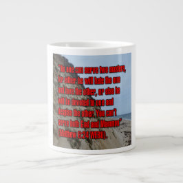 Matthew 6:24 WEBU-Tasse Jumbo-Tasse