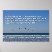 Matthew 6:26 poster (Vorne)