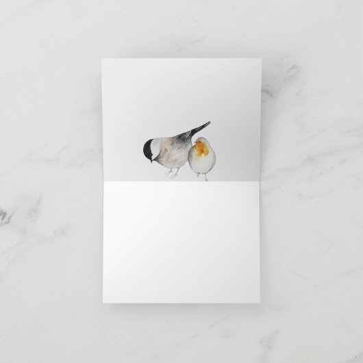 Matthew 6:26 Wasserfarbene Vögel (Innenseite)