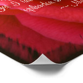 Matthew 6:28-29 Poster (Ecke)