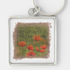 MATTHEW 6:28 - Keychain Schlüsselanhänger