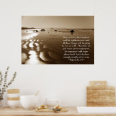 Matthew 6:33-34 Poster (Küche)