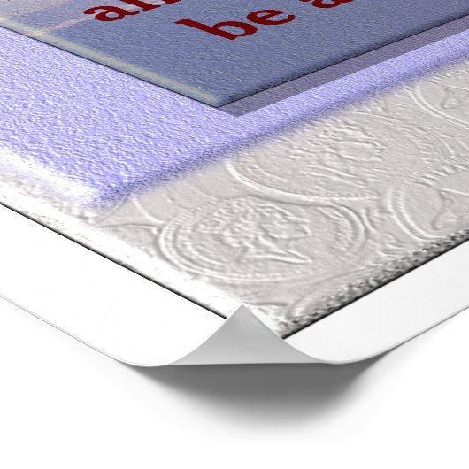 Matthew 6:33 poster (Ecke)