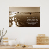 Matthew 6:33 poster (Küche)