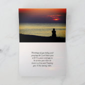 Matthew 6:33 Seek Erster Reich Gottes Ozean Karte (Innenseite)