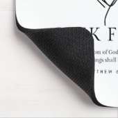 Matthew 6:33 Seek Erstes das Königreich Gottes Mousepad (Ecke)