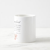 Matthew 6:33 Seek Ye First Floral Scripture Kaffeetasse (Mittel)
