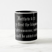 MATTHEW 6:33 TASSE (Zentrum)