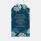 Matthew 6:34 Bibelverse Geschenkanhänger (Rückseite)