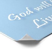 Matthew 6:34 Bible Verse Poster (Ecke)