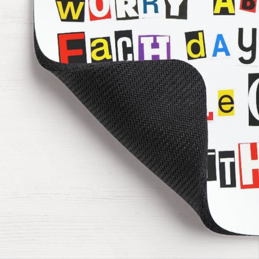 Matthew-6:34 Mousepad (Ecke)