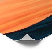 Matthew 6:34 Sonnenuntergang Poster (Ecke)