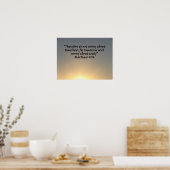 "Matthew 6:34" von Carter L. Schäfer Poster (Küche)