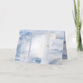 Matthew 6:6 Wenn du Christliche Verse betest Karte (Rückseite)