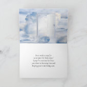 Matthew 6:6 Wenn du Christliche Verse betest Karte (Innenseite)