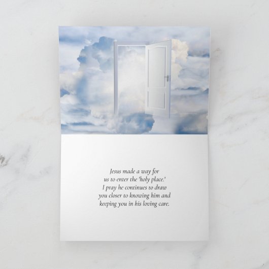 Matthew 6:6 Wenn du Christliche Verse betest Karte (Innenseite)