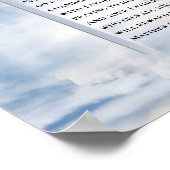 Matthew 6:6 Wenn du Christliche Verse betest Poster (Ecke)