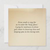 Matthew 6:6 Wenn Sie Christliche Bibelkarte beten (Rückseite)