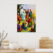 Matthew 6 Jesus lehrt seine Anhänger Poster (Küche)