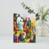 Matthew 6 Jesus lehrt seine Anhänger Postkarte (Stehend Vorderseite)