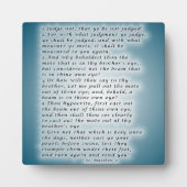 Matthew 7:1-6 fotoplatte (Vorderseite)