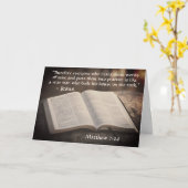 Matthew 7:24-25 Gebaut sein Haus auf dem Felsen, B Karte (Gelbe Blume)