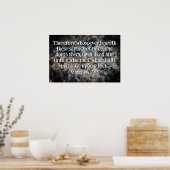 Matthew 7:24 poster (Küche)