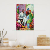 Matthew 7:36-50 Jesus vergibt die Sünden der Frau Poster (Küche)