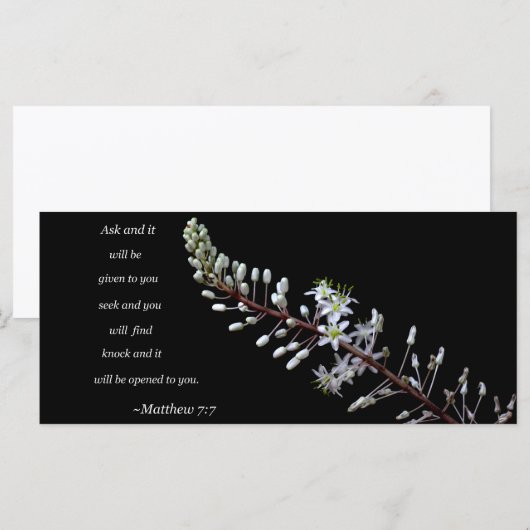 Matthew 7:7 (Vorne/Hinten)