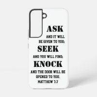 Matthew 7:7 Bible Verse Bold Gefragt Seek Knock