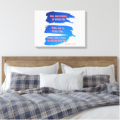 Matthew 7:7 Bible Verse KJV Wall Art Leinwanddruck (Insitu (Schlafzimmer))