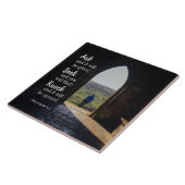 Matthew 7:7, Gefragt, und es wird gegeben Fliese (Seite)