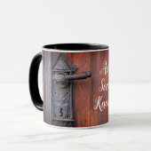 Matthew 7:7, Gefragt, und es wird gegeben Tasse (Vorderseite Links)