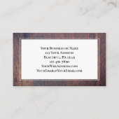 Matthew 7:7, Gefragt, und es wird gegeben Visitenkarte (Rückseite)