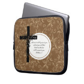 Matthew 7:7 Notebook- oder Netbook Carrier Sleeve (Vorderseite Links)