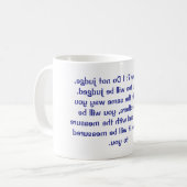 Matthew 7 kaffeetasse (Vorderseite Links)