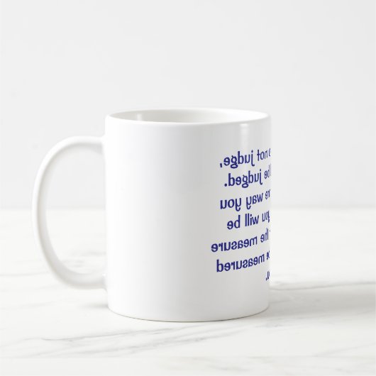 Matthew 7 kaffeetasse (Links)