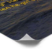 Matthew 8:25-26 poster (Ecke)